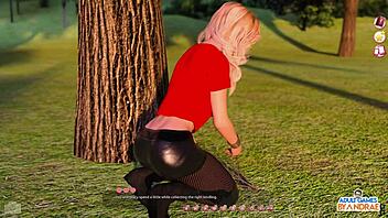 Episode 18: Eve gets caught in the shower and receives help from the attractive girls.