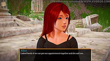 my new family 454 teen redhead in homemade erotic cartoon game.