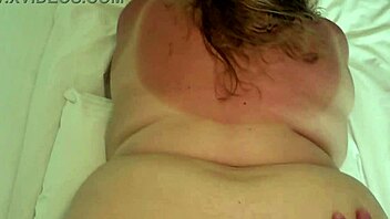Big tits and ass worshiping in a hotel room with a BBW hottie