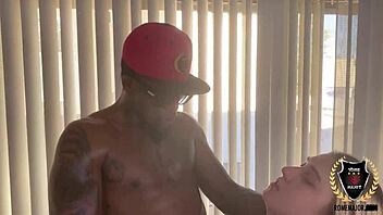 Blonde Pornstar Ashley Black Deepthroats Rome Major's Long Monster Cock In Intense Scene