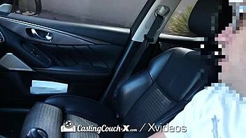 Moaning Loudly, She Fucks Lucky Casting Agent Hard