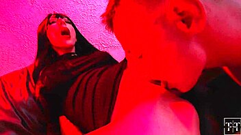 witch with small waist summons rough cunnilingus demon slut for big cock sex and tight pussy orgasm