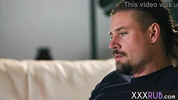 Want a wild massage? Sexy Russian milf Slimthick Vic rubs big tits on you!