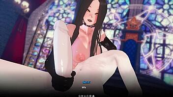 succubus appears in hentai game anime