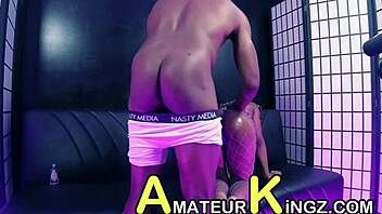 BTS: Slim Chick Takes Big Black Dick With Deepthroat And Creampie