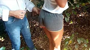 i don't kill, i give to this teen brunette's big ass and menstruating pussy with cum 😏