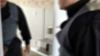 yuri gaúcho - big gay dick showing off in front of the mirror