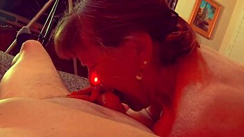 Fat Mature Milf Moans While Sucking Hard Cock