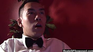 Busty Czech Hottie Sherry Riley Bounces While Face Fucking!