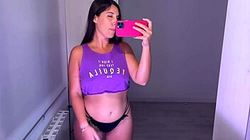 Beautiful natural bodies in homemade video