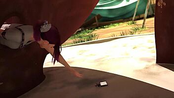 Rina and hole 3d - sub espa�ol 😏