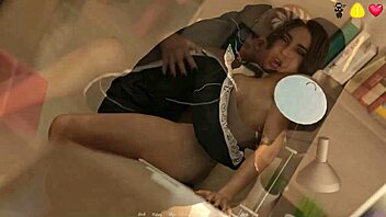 amateur teen participates in homemade video with friends