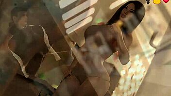 amateur teen participates in homemade video with friends