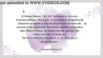 Femdom Delivers Detailed Jerk Off Instructions Part Six