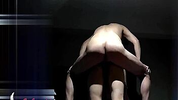 My boyfriend comes in and takes my friend to my bed and makes him perform oral sex on me while I am in different positions.