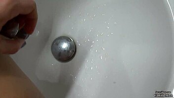 Russian slut Camilla Moon loves pissing and hardcore fucking in pov