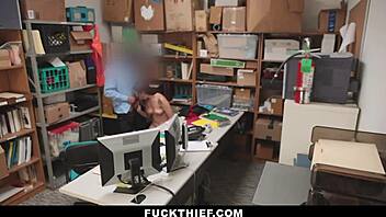 Teen Caught Shoplifting Expensive Lingerie and Punish Fucked - Fuckthief