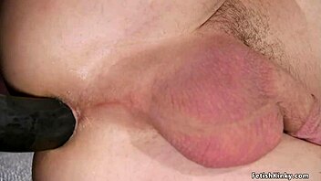 Huge Boobs Redhead Dom Anal Fucks Man in Kinky Bound Submission Play