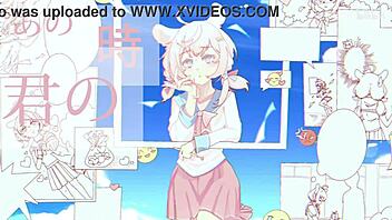 usu original song cant fall in love from flower mortar anime style