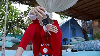 Melena Maria Rya shares hot topless selfie.