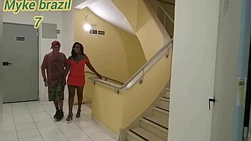 mulata carioca bela india surprises with naughty christmas visit full of steamy sex on sheer