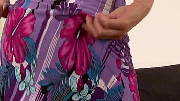 kathy and her partner explore toys and striptease in a fetish session