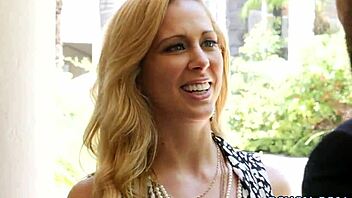 Cherie Deville in lingerie masturbates hardcore and gets cum all over 😍