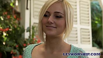 Big Tits Blonde Teen Crushes On Stepsister?