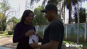 Brazilian Milf's Big Booty Smashed Hard in Garage - Anal Action! 🍑