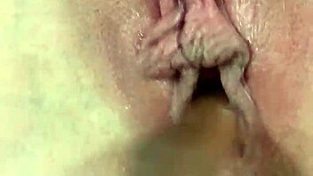 Filthy whites slut pisses on floor after creampie!