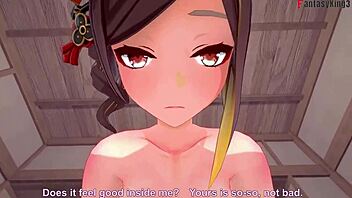 Chiori knuller 2 Genshin Impact – full POV på Sheer Fantasyking3!