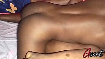 Black couple’s homemade sex video is very hot and passionate.