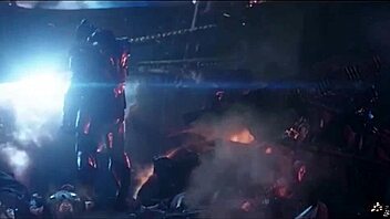 Epic parody of legendary warriors in a fantasy battle.