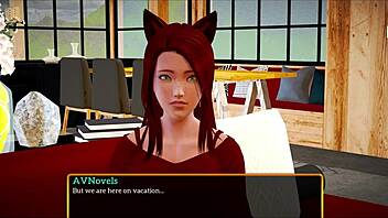 Teen redhead joins new family action