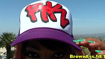 Big Booty Duo Bent Over For Outdoor Cumshot!