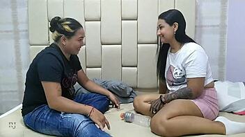 Sultry Latina gets her ass fucked and eats pussy too