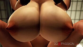Busty Girl in Cuffs Banged Hard by Shemale! 🔥
