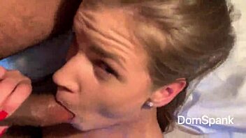 Cute European Girl Deep Throats During Casting