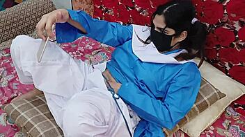 Sobia Nasir Plays College Girl in Uniform During Live WhatsApp Call for Customer.