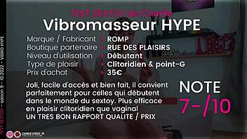 Hype un vibro moyen de gamme mais sympa