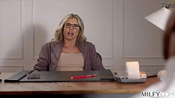 Milfy Anal-Loving Bosslady Cory Slams Candidate with Hardcore Job