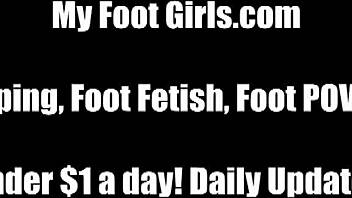 We allow you to worship our feet after school in femdom