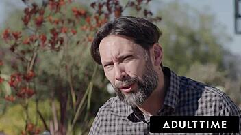 Adult Time - Skyler Storm Flashes Perfect Titties to Seduce Older Boyfriend