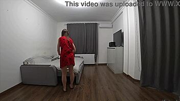 Cuckold watches wife get pounded behind mirror, real betrayal