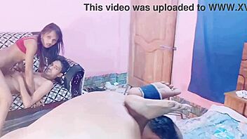 hanif and popy fuck in foursome daily