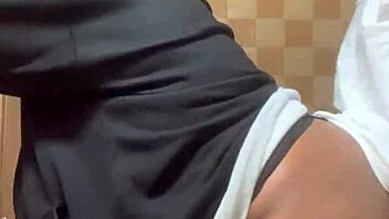 quickie in the public bathroom before our movie starts