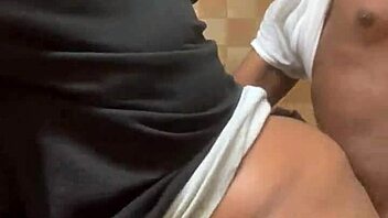 quickie in the public bathroom before our movie starts