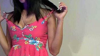 mia hurley gets her feet worshipped with vibrator and blowjob.