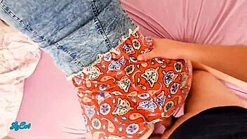 sexy latina neighbor's girlfriend visits in short dress for hardcore riding 😈