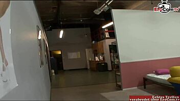 Blonde Girl with Small Natural Tits Receives Creampie After Intimacy